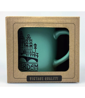 Mok Amsterdam Groen Old Style Mok Amsterdam Groen Old Style