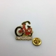 Pin fiets rood Amsterdam goud