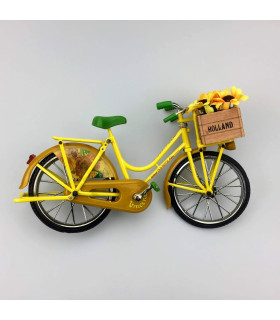 Miniatuurfiets Zonnebloemen van Gogh 23 x 13 cm Miniatuurfiets Zonnebloemen van Gogh 23 x 13 cm