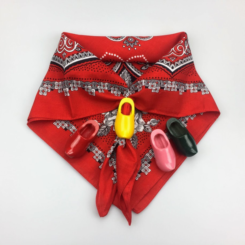 Dasklompje van 7 cm Rood Dasklompje van 7 cm Rood