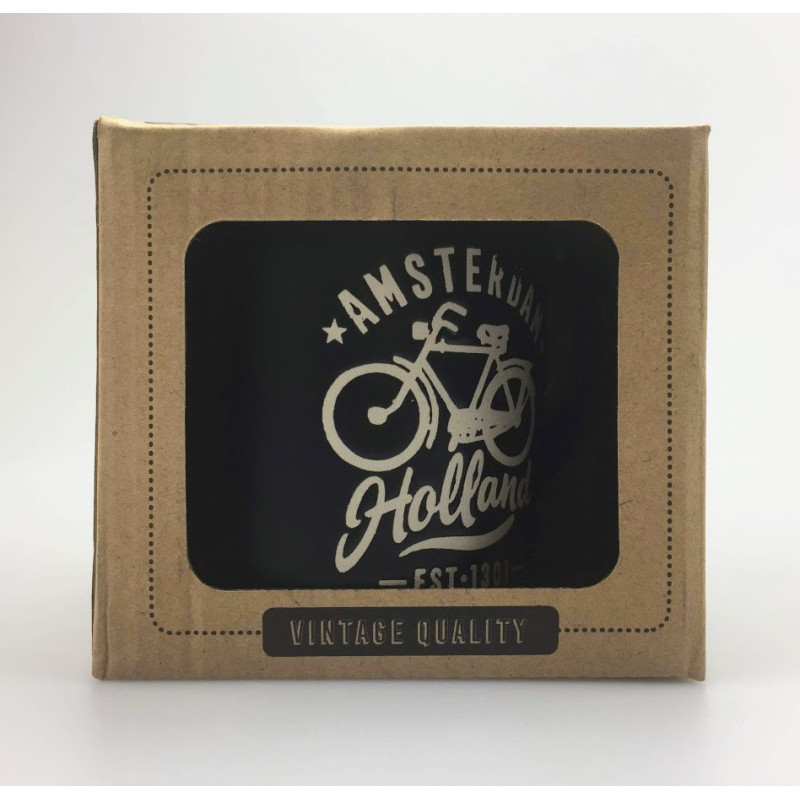 Mok Amsterdam Holland Fiets zwart Mok Amsterdam Holland Fiets zwart