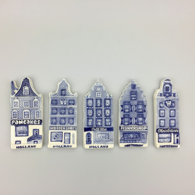Magneet delftsblauw chocolaterie Amsterdam Magneet delftsblauw chocolaterie Amsterdam