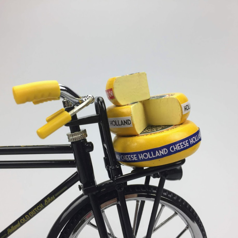 Miniatuur herenfiets Cheese Holland 23 x 13 cm Miniatuur herenfiets Cheese Holland 23 x 13 cm