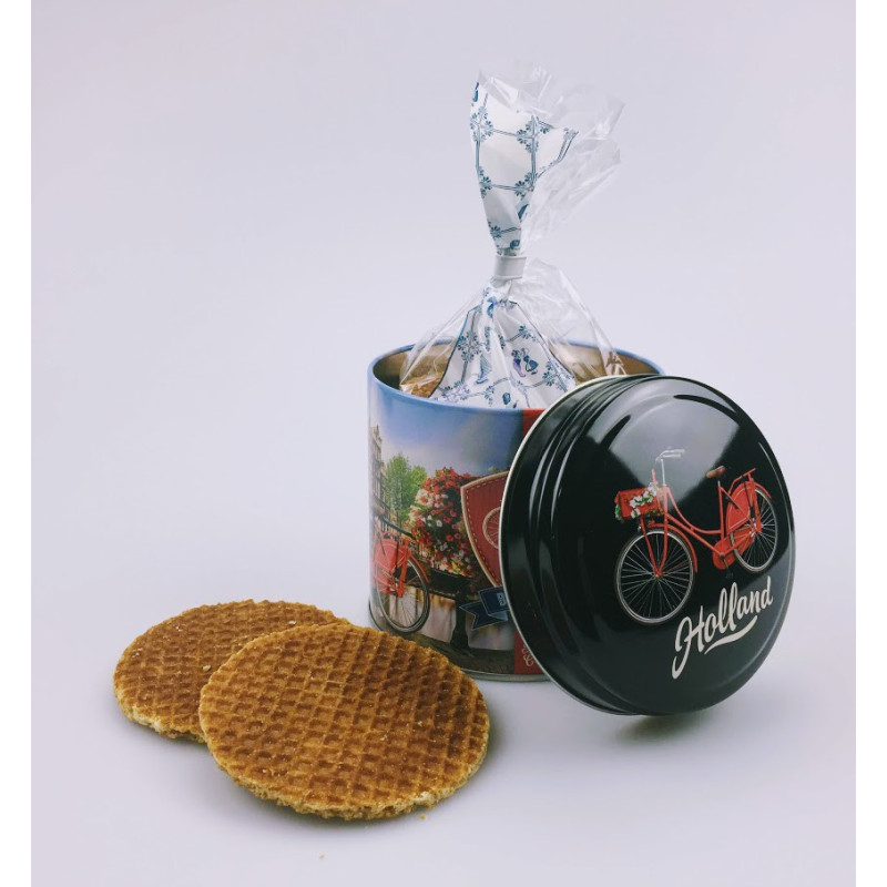 Stroopwafels in blik Bicycles Holland Stroopwafels in blik Bicycles Holland