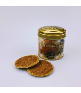 Stroopwafels in blik Bakkersfiets Stroopwafels in blik Bakkersfiets