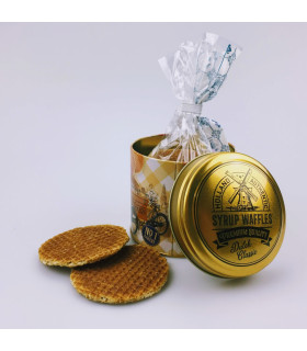 Stroopwafels in blik Bakkersfiets Stroopwafels in blik Bakkersfiets