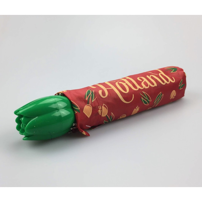 Paraplu Rood met tulpen Paraplu Rood met tulpen