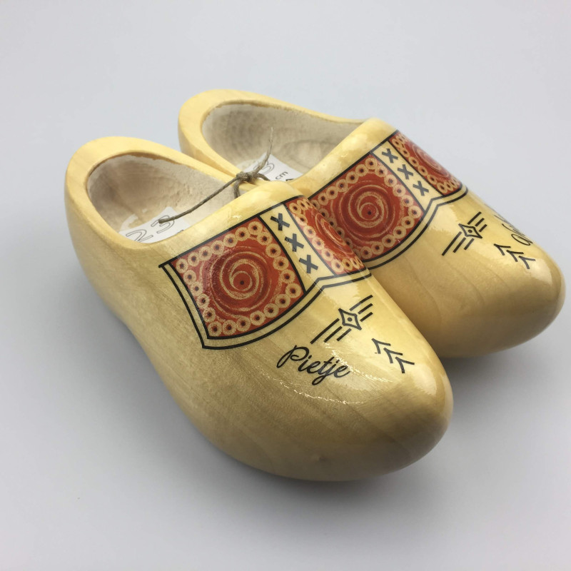 Klompen met naam geel [transparantgele uitvoering]