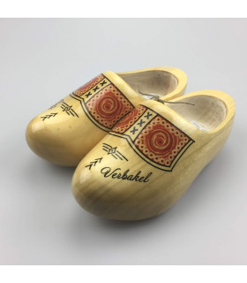 Klompen met naam geel [transparantgele uitvoering]