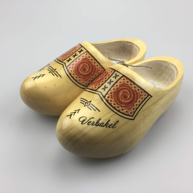 Klompen met naam geel [transparantgele uitvoering]