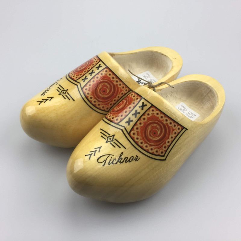 Klompen met naam geel [transparantgele uitvoering]