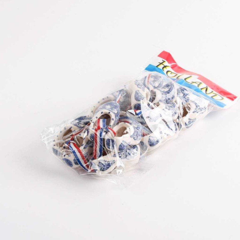 10 paar klompjes van 5 cm delfts blauw porselein 10 paar klompjes van 5 cm delfts blauw porselein