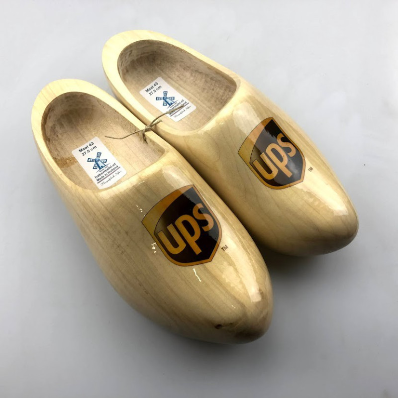 Klompen met logo Klompen met logo