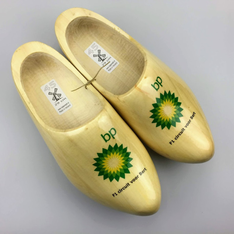 Klompen met logo Klompen met logo