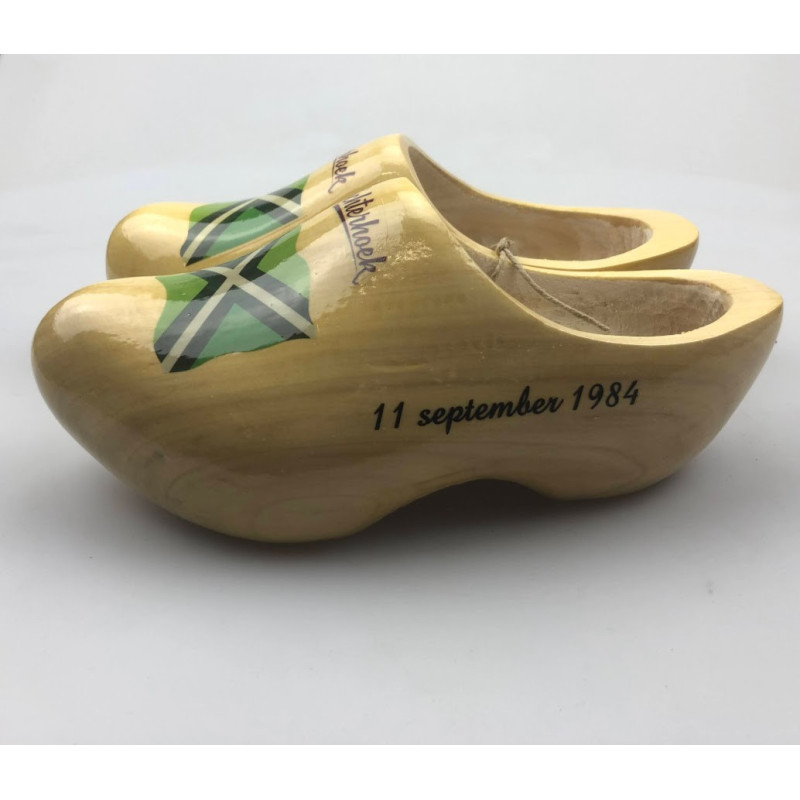 Klompen met naam geel [boerengele uitvoering]