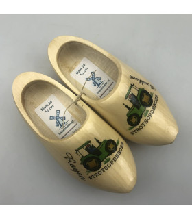 Geboorteklompjes TROTSOPDEBOER met naam schoenmaat 24 Geboorteklompjes TROTSOPDEBOER met naam schoenmaat 24