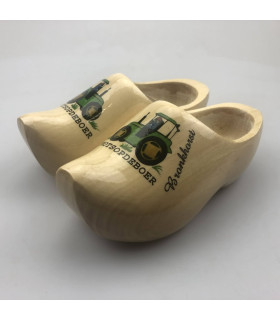 Geboorteklompjes TROTSOPDEBOER met naam schoenmaat 24 Geboorteklompjes TROTSOPDEBOER met naam schoenmaat 24