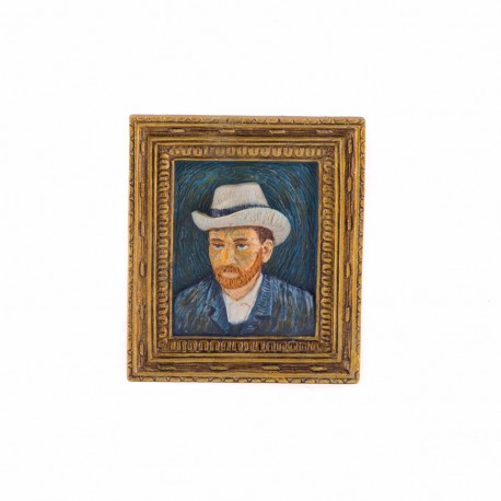 magneet met 3D zelfportret v Vincent van Gogh