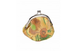 Knip portemonnee van Gogh zonnebloemen