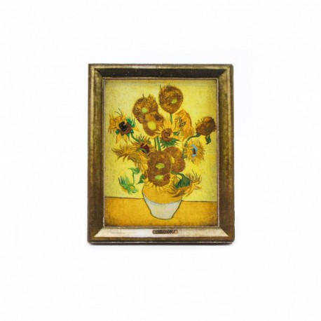 magneet met zonnebloemen v Vincent van Gogh