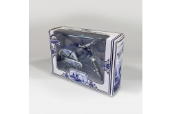 Miniatuurfiets delftsblauw 18 x 11 cm