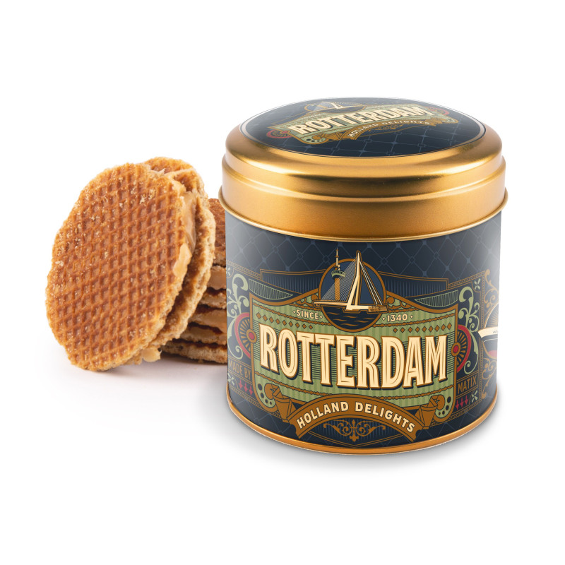 Stroopwafels in blik Rotterdam decor Charleston Stroopwafels in blik Rotterdam decor Charleston