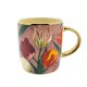 Beker pretty tulips roze/goud incl luxe kadoverpakking