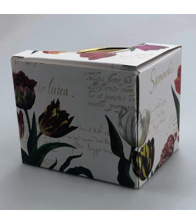 Beker pretty tulips groen/goud incl luxe kadoverpakking Beker pretty tulips groen/goud incl luxe kadoverpakking