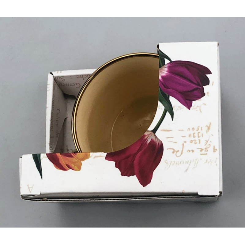 Beker pretty tulips roze/goud incl luxe kadoverpakking Beker pretty tulips roze/goud incl luxe kadoverpakking