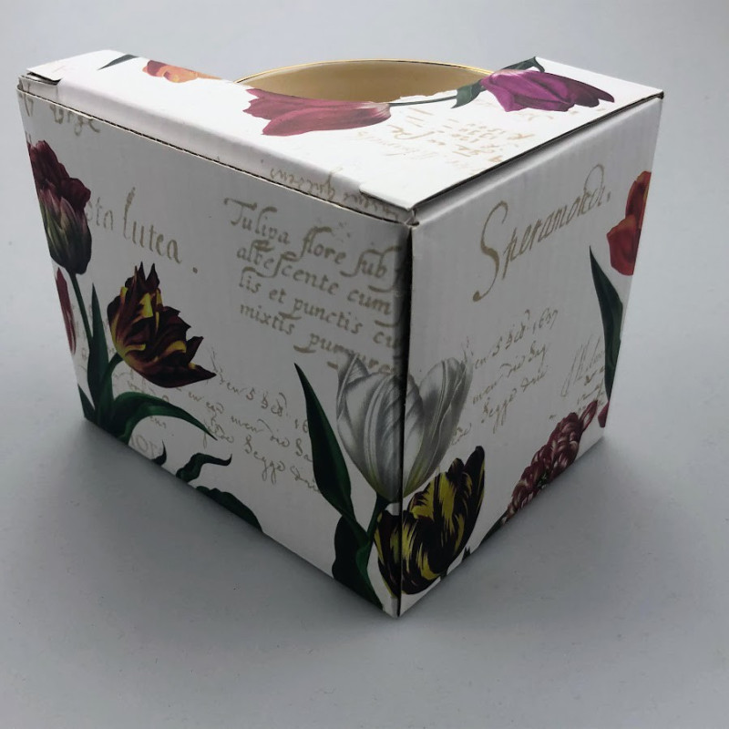 Beker pretty tulips roze/goud incl luxe kadoverpakking Beker pretty tulips roze/goud incl luxe kadoverpakking