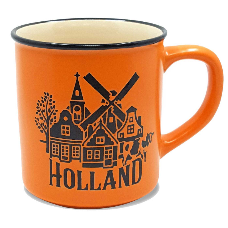 Hollandse Mok - Oranje - Leuk Souvenir & Cadeau Hollandse Mok - Oranje - Leuk Souvenir & Cadeau