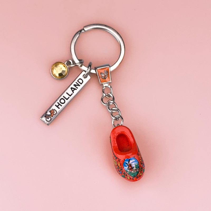 Oranje Klompsleutelhanger | Souvenir Nederland Oranje Klompsleutelhanger | Souvenir Nederland