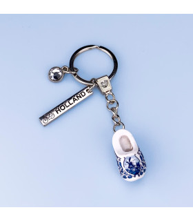 Delftsblauwe Klompsleutelhanger | Souvenir Nederland