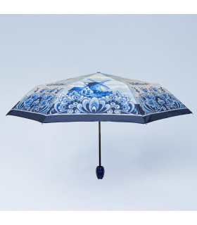 Opvouwbare Paraplu Delfts Blauw | Bescherm tegen de regen in stijl.