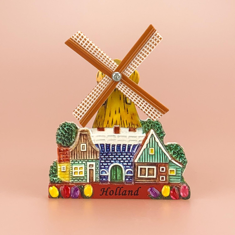 Kleurrijke Magneet | Typisch Hollands Design | Draaiende Molen