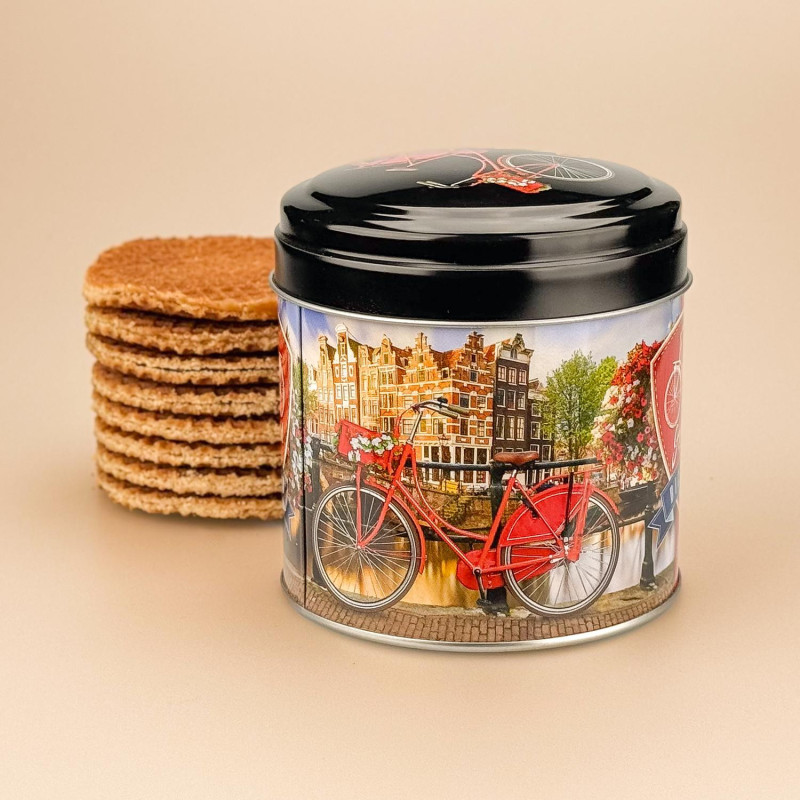 Nederlandse Stroopwafels | Leuk Cadeau in Blikverpakking Nederlandse Stroopwafels | Leuk Cadeau in Blikverpakking