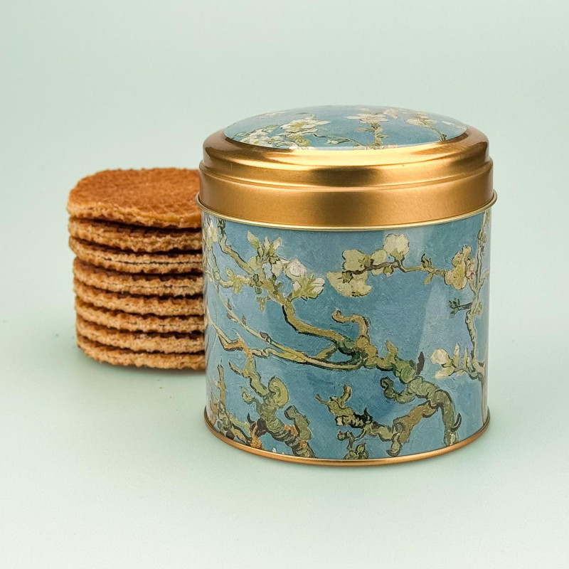 Uniek cadeau: Stroopwafels in Van Gogh blik Uniek cadeau: Stroopwafels in Van Gogh blik