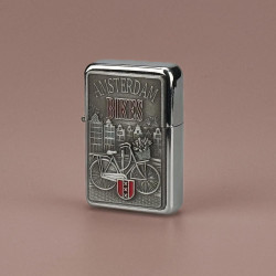 Aansteker met fietsen uit Amsterdam