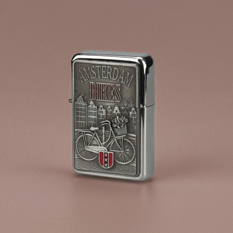 Aansteker met fietsen uit Amsterdam Aansteker met fietsen uit Amsterdam