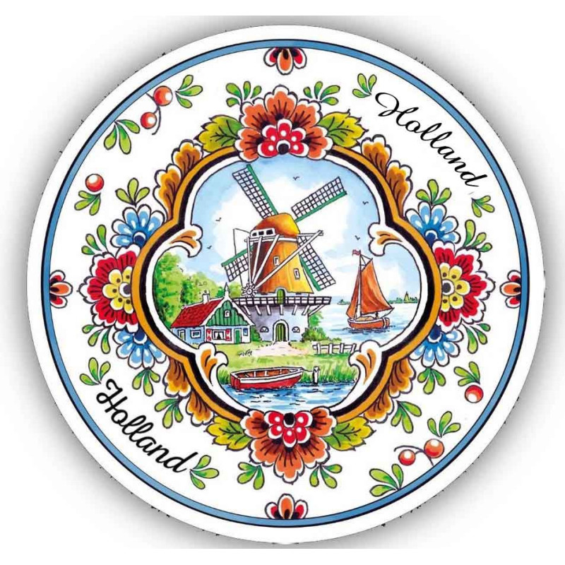 100 stuks bierviltjes met molen Holland. Een leuk Nederlands souvenir