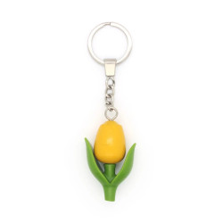 Sleutelhanger Tulp Geel - Origineel Nederlands Design