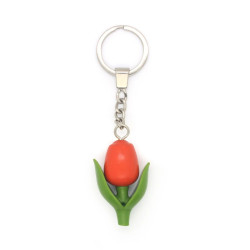 Sleutelhanger Tulp Oranje - Origineel Nederlands Design