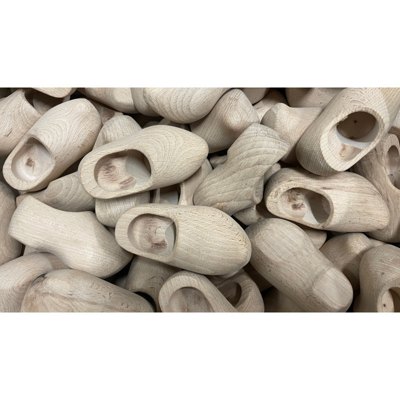 Goedkope houten klompjes van 12 cm Goedkope houten klompjes van 12 cm