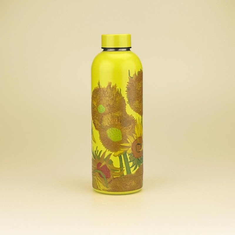 Waterfles van Gogh Zonnebloemen Waterfles van Gogh Zonnebloemen