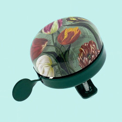6 cm Fietsbel met Tulpen - Hollandse Fietsaccessoire