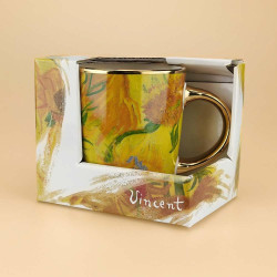 Design Beker 'Zonnebloemen' | Vincent van Gogh Servies | Gouden Oor Design Beker 'Zonnebloemen' | Vincent van Gogh Servies | Gouden Oor