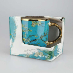 Design Beker 'Amandelbloesem' | Vincent van Gogh | Gouden Oor Design Beker 'Amandelbloesem' | Vincent van Gogh | Gouden Oor