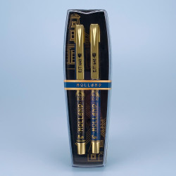 Exclusieve Schrijfset met Grachtenhuis Print - Hollands Geschenk