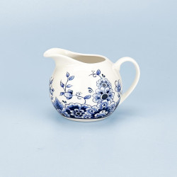 Klassiek Melkkannetje Delftsblauw | Bloemenmotief | Habermehl