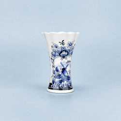 Klassieke Delftsblauwe Vaas 80x80x123 mm | Molen Decor | Habermehl